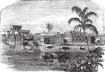 孟加拉国达卡 古代雕刻插图历史文化绘画艺术品艺术白色旅行平纹首都图片