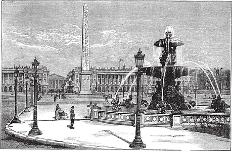巴黎法国古典雕刻的 巴黎和谐之地图片