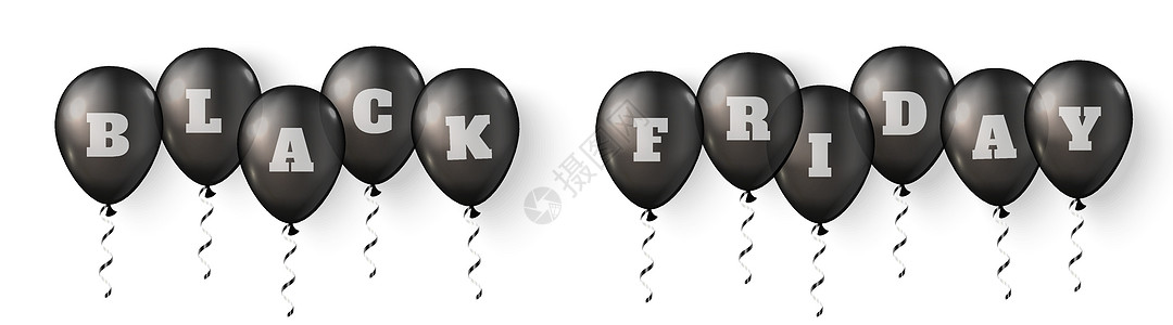 黑色星期五气球  3d 氦气球 巴鲁图片