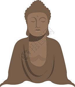 白色背景上的冥想艺术佛教徒宗教黑色健康上帝精神寺庙文化图片