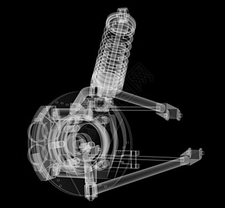 X光汽车悬停和制动磁盘机器黑色减震器大灯3d工程排气管插图兜帽音块图片