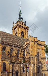 法国科尔马尔圣马丁教堂教会英语宗教旅游大教堂城市文化建筑学纪念碑地标图片