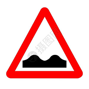 道路交通不均信号孤立意外运输插图警告警察三角形危险标志车辆路标图片