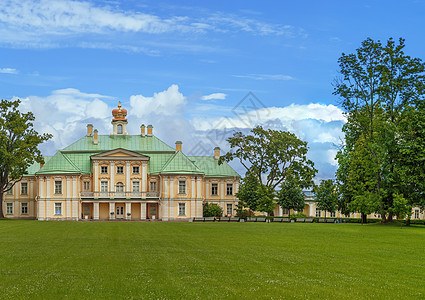 俄罗斯奥拉尼根堡大门希科夫宫花园风格天空住宅建筑学合奏旅游公园旅行地标图片