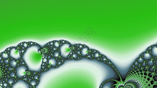 金属绿颜色的分形螺旋艺术几何学绿色递归背景图片