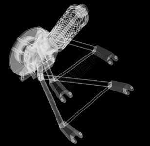 X光汽车悬停和制动磁盘机器兜帽3dx光树干黑色车辆吸收器拉杆音块图片