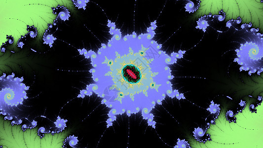 Mandelbrot 分形螺旋 colorfu螺旋形墙纸背景图片