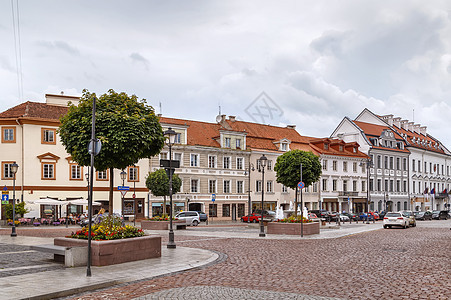 立陶宛维尔纽斯市政厅广场首都地标房子正方形城市大厅建筑学历史性建筑旅行图片