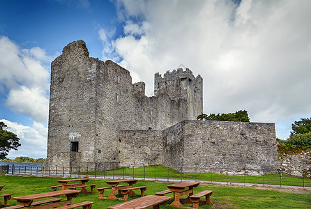 爱尔兰罗斯卡斯尔建筑学堡垒建筑国家石头地标公园旅行历史旅游图片
