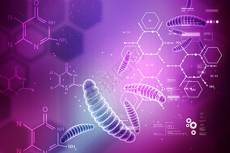 3D病毒生活疾病癌症死亡微生物学流感药品细菌宏观微生物图片