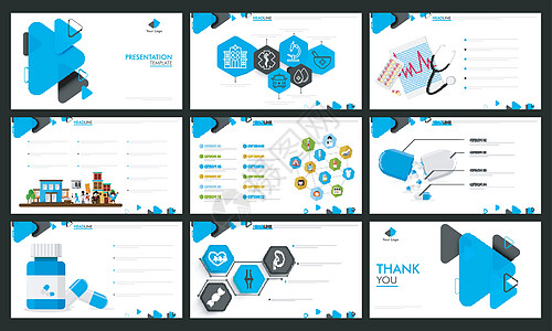 健康和医疗演示文稿模板设计生物传单报告统计建筑医生制药数据信息医院图片