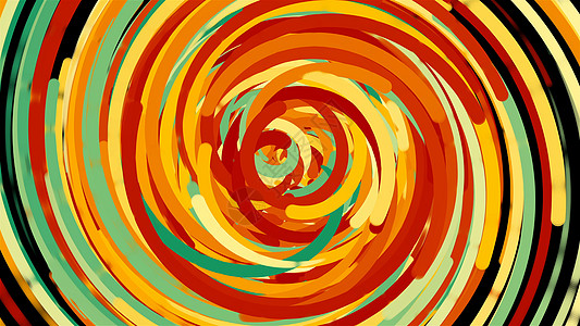 明亮的彩色圆圈线条卡通风格背景电脑生成现代抽象背景3d rende同心网络艺术卡通片戒指旋转创造力横幅圆形图片