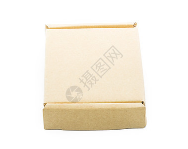 纸板棕色盒隔离白色船运棕色展示送货店铺礼物牛皮纸案件盒子图片