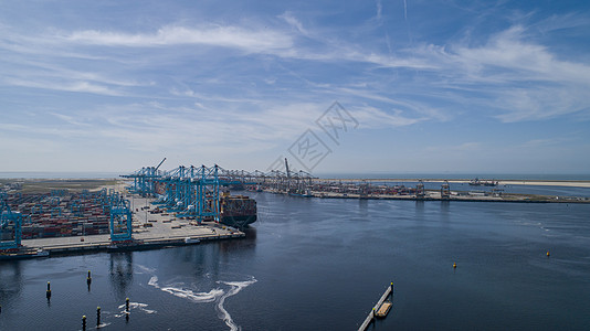 Maasvlakte 2号 鹿特丹仓库起重机船厂载体血管物流卸载商业贮存港口图片