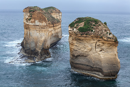 12个使者和橙色悬崖沿大大洋路图片