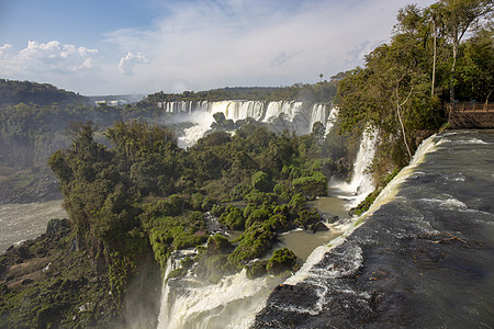 伊瓜祖瀑布的美丽景色 七个自然奇迹之一图片