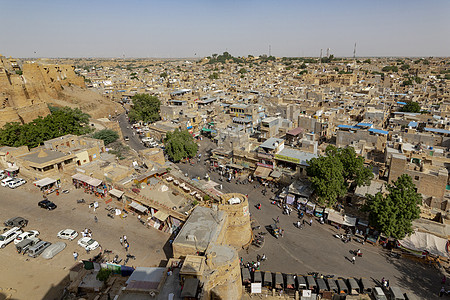 Jaisalmer的详情被称为金城 因为他们的臀部图片