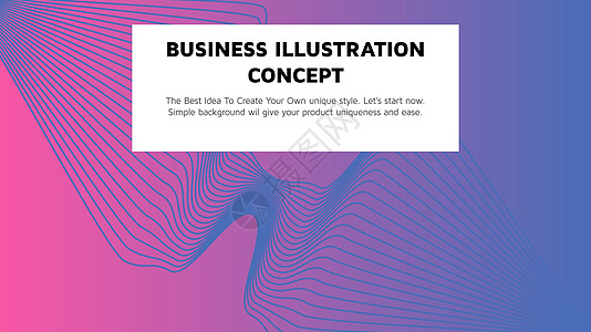 抽象矢量彩色渐变着陆页模板互联网技术网站商业蓝色标题坡度营销体验海报图片