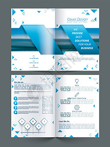 创意商业宣传册设计传单横幅打印报告通讯公司文件夹小册子杂志营销图片