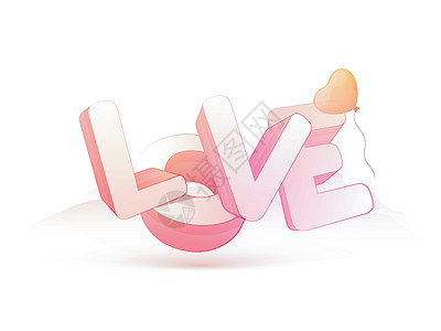 情人节庆祝的爱文本邀请函可乐宗浪漫刻字气球问候情人派对字体恋情图片