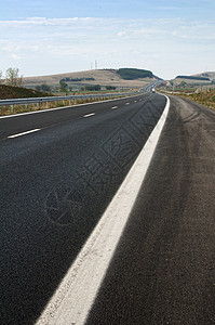 品牌新高速公路旅行公路运输速度灰色沥青乡村晴天假期天空图片