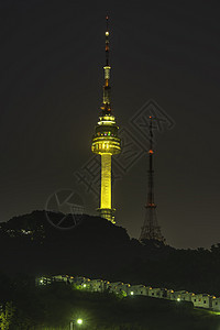 南山最美夜景建筑商业日落蓝色游客建筑学反射天空景观天际图片