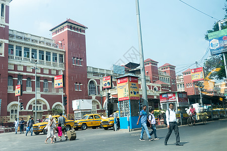 印度西孟加拉邦豪拉 2019 年 5 月豪拉铁路枢纽站 豪拉站 的建筑外墙 这是印度最大 最古老的铁路综合体 服务于豪拉和加尔各图片