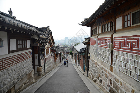 朝鲜老城石头村庄历史性房子景观旅行建筑学游客城市历史图片