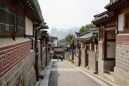 朝鲜老城石头历史地标景观古董街道建筑学城市旅游旅行图片
