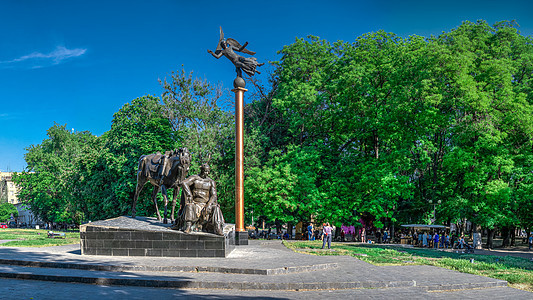 乌克兰敖德萨阿塔曼安东戈洛瓦蒂纪念碑名人纪念馆旅游全景建筑骑手建筑学纪念碑英雄城市图片