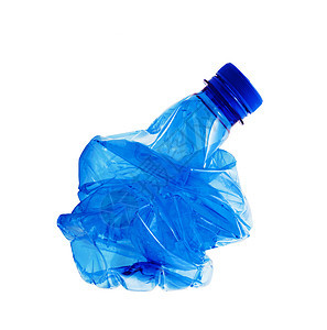白色底底的塑料瓶塑料回收垃圾垃圾箱收藏概念收集生态图片