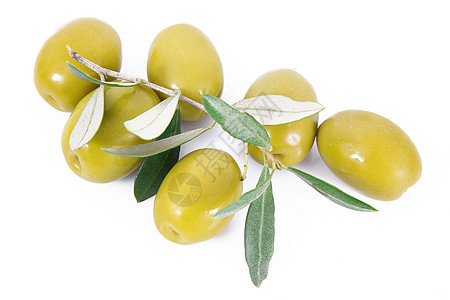 白底的孤立橄榄数健康味道质量饮食白色美食黑色调味品图片