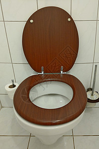 可以看到公共厕所中的陶瓷马桶制品卫生间洗手间男人房间民众组织棕色卫生浴室图片