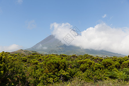 微微别霍霍滕西亚火山岛高清图片
