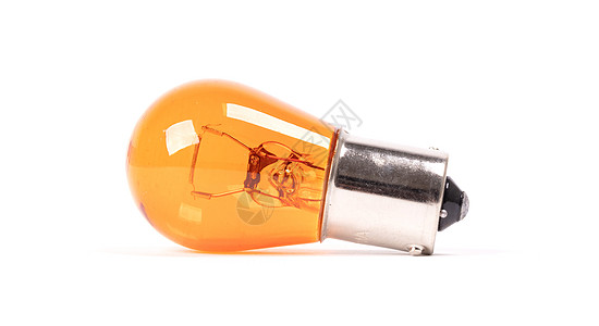 汽车灯头的橘子灯泡烧伤反抗橙子玻璃金属橙色大灯夜视仪安全电工图片