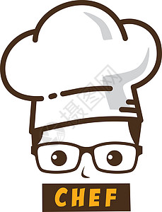 男主厨人物卡通艺术标志 ico男人厨房食谱女士女性插图帽子餐厅男生女孩图片