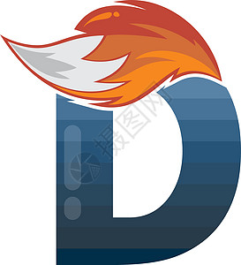 狐尾火标志标识字母表首字母设计矢量 ar篝火公司动物艺术创造力尾巴烧伤火焰狐狸商业图片