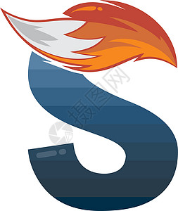 狐尾火标志标识字母表首字母设计矢量 ar尾巴身份艺术火焰篝火品牌动物狐狸公司商业图片