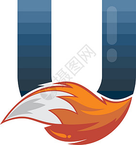 狐尾火标志标识字母表首字母设计矢量 ar烧伤品牌创造力尾巴火焰商业狐狸动物艺术身份图片