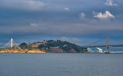 金海湾大桥上宝藏岛湾桥背景