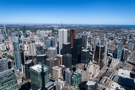 加拿大多伦多天线商业交通金融市中心建筑铁路旅行办公室摩天大楼城市图片