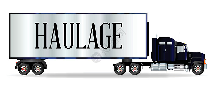 卡车拖拉机和拖车及拖车出租车轮子钻机货物柴油机司机插图汽车单元机械图片