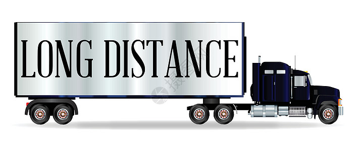 卡车拖拉机和长引线拖车分队商品导游柴油机载体发动机单元货物负载货运送货图片