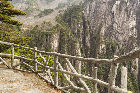 黄山风景区黄山墙背景