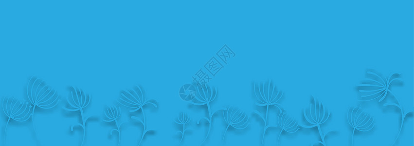 Web 背景设计的抽象纸蒲公英 蓝色背景矢量 浅色背景上美丽风格的蓝纸蒲公英打印运动植物海浪空白曲线场地网络黑色织物图片