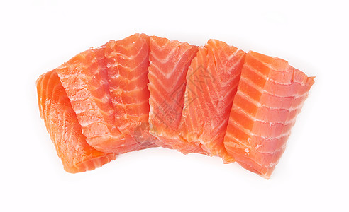 鲑鱼线条鳟鱼脂肪盘子红色美食鱼片橙子白色市场图片