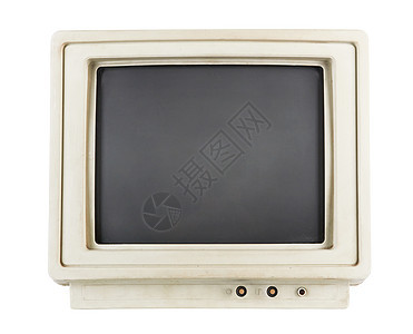 监视器桌面奶油屏幕空白电脑电视展示小路灯泡白色图片