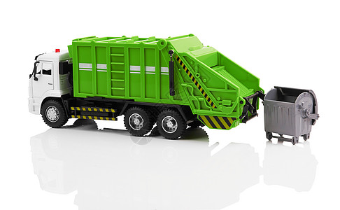 垃圾卡车垃圾车车轮工业运输卫生废料环境服务回收垃圾桶图片