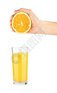 橙汁小路食物饮食热带营养茶点液体果汁榨汁机玻璃图片