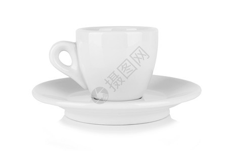 白纸杯飞碟杯子餐具盘子陶瓷用具咖啡图片